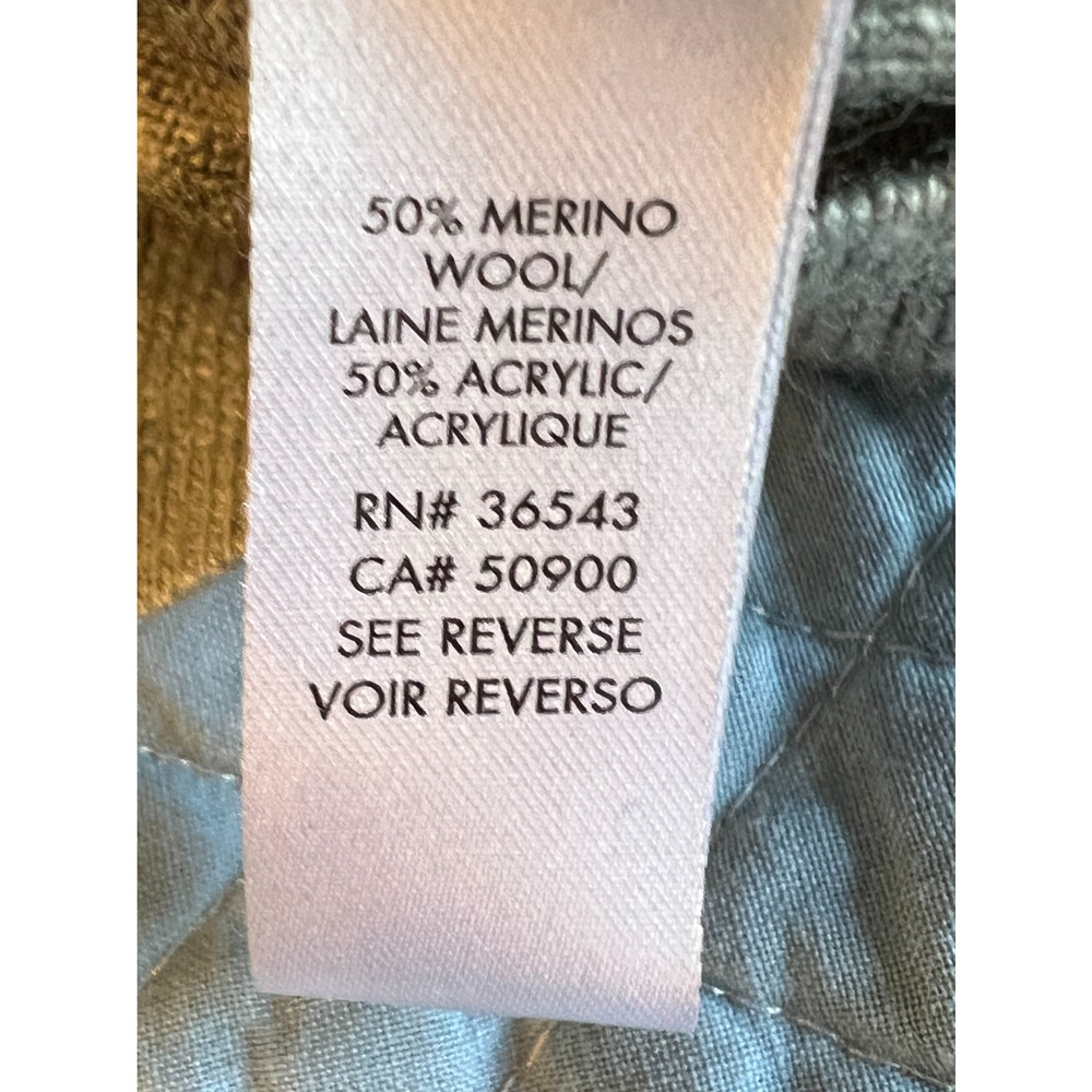 Calvin Klein Sweater Mens XL Gray Long Sleeve Merino Wool Lightweight Pullover - Picture 4 of 10